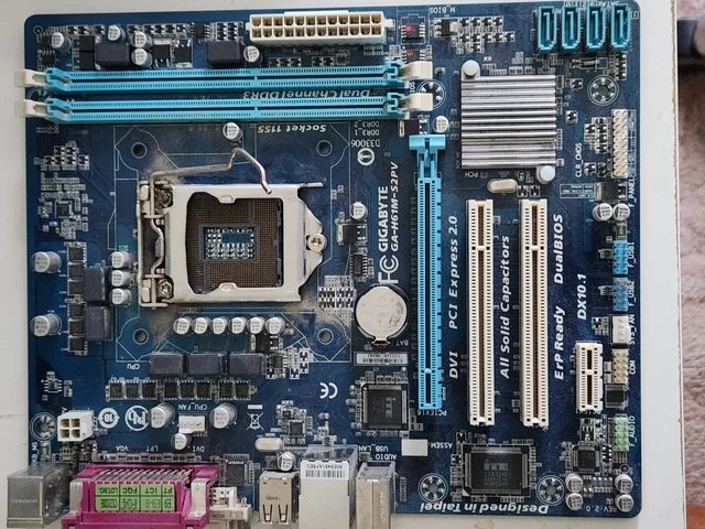 GIGABYTE GA-H61M-S2PV REV. 2.0, LGA 1155/Socket H2, Intel Motherboard £ ...