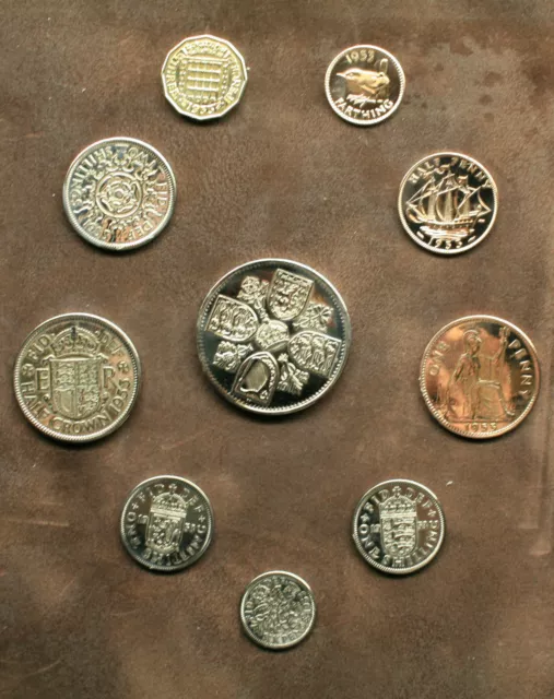 Polished Birthday Coins Year Sets 1953 - 1967  Free Uk Post