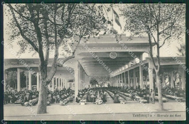 Imperia Ventimiglia Mercato dei Fiori cartolina KV5608