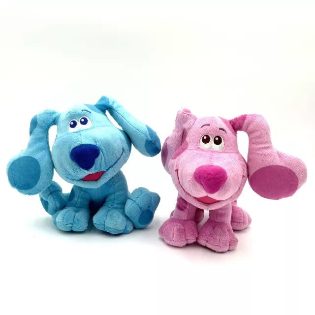 Blues Clues & You Talking Blue and Magenta Plush Lot 2020 7-8”