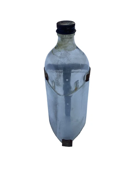 Original Chevrolet GM Car Truck Glass Windshield Washer Bottle w/ Bracket 1961 Original Chevrolet GM Car Truck Glass Windshield Washer Bottle w/ Bracket 1961