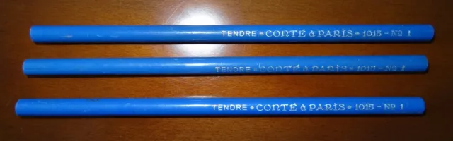Lot de 3 crayons neufs Conté à Paris . 1015 . N°1