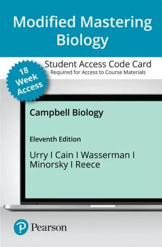 Modified Mastering Biology Pearson eText Campbell Biology (18-Weeks) 11th Editio