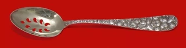 Baltimore Rose by Schofield Sterling Silver Serving Spoon Pierced 9-Hole Custom