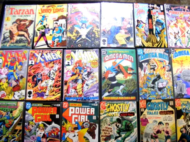vintage comic book lot 21 DC,Marvel, Charlton others Estate #619
