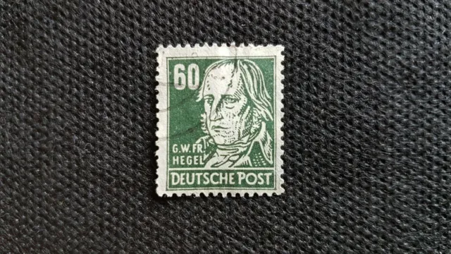 DDR Michel Nr. 338 Deutsche Post G.W.FR.HEGEL 60 Pf