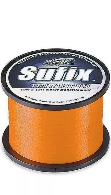 SUFIX TRITANIUM SURF Mono Fishing Line - Bulk Spools - Neon Gold / Yellow  £11.43 - PicClick UK