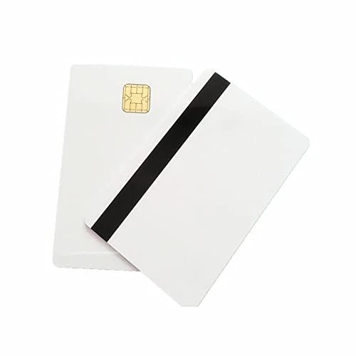 UNFUSED J2A040 40k EEPROM with 2 Track Hi CO Magstripe Compatible White