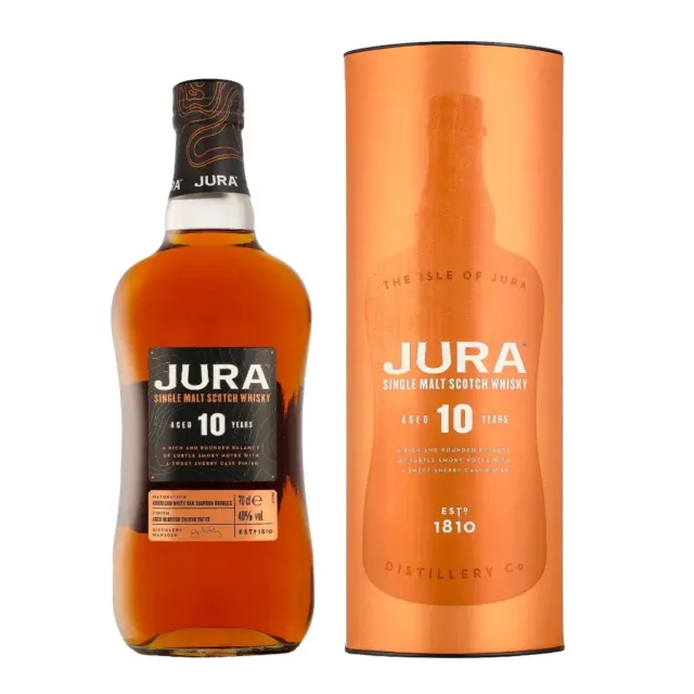 Jura 10 Years Old Single Malt Scotch Whisky 40% Vol. 700ml