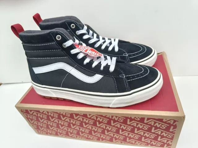 Vans SK8-Hi MTE-1 Black/White Trainers Shoes BNIB Size 9uk VN0A5HZY6BT1