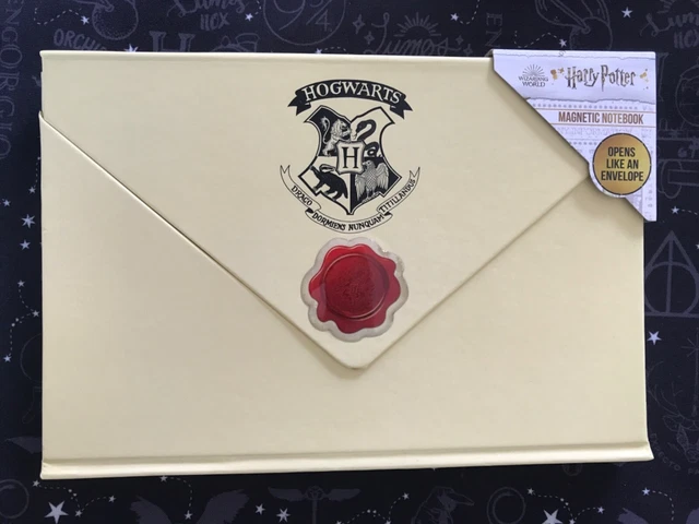 HARRY POTTER MAGNETIC hogwarts acceptance letter envelope note book £4. ...