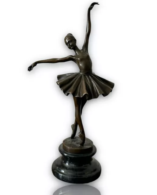 sculpture art deco en bronze 1920/30 Crespin statue femme danseuse statuette