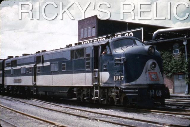 Duplicate Slide WAB #1017 EMD E8A Wabash 1960’s
