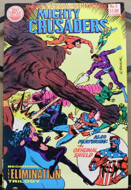 Mighty Crusaders Featuring: The Original Shield NO. 4 Red Circle Comics