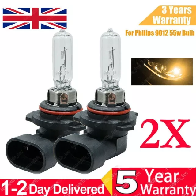 2PCS 9012 HIR2 55W Halogen Headlamp Headlight Bulb FOR 2013+ Toyota Auris  Hybrid £8.90 - PicClick UK