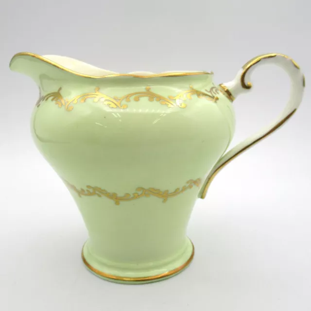 Vintage Milk Jug Aynsley Partially Hand Painted Circa 1939 Antique Ceramics
