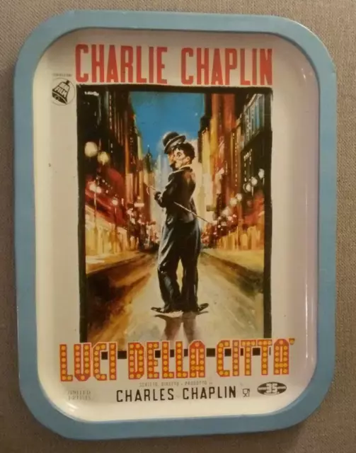 Vassoio CHARLIE CHAPLIN - Luci della Città