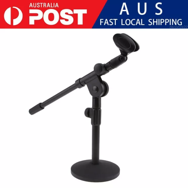 AU STOCK Desktop Microphone Stand with Boom Adjustable Holder Mount for Mic