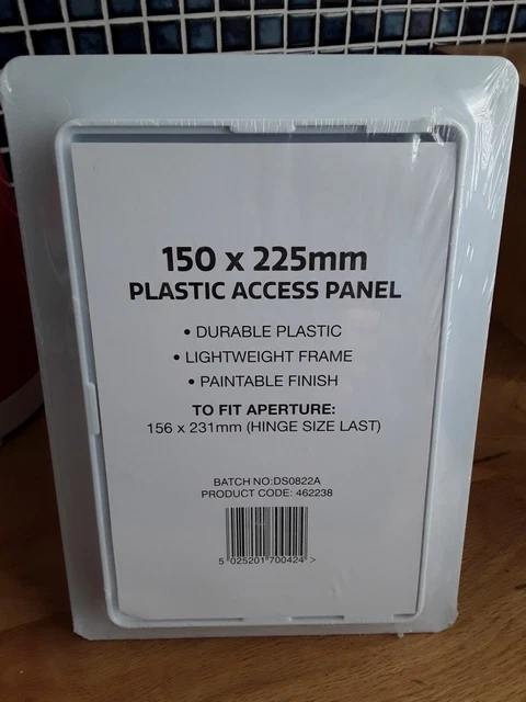 Pannello di accesso plastica / porta di ispezione / punto di servizio 150 mm x 225 mm