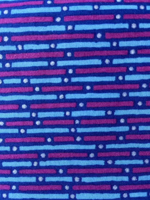 So You, Sew Fun Fabric, RJR , Make it You, 1 Yard, OOP Cotton 62", Blue & Violet