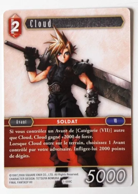 1-009C Carte Final Fantasy Opus 1 TCG (FR) NEUF