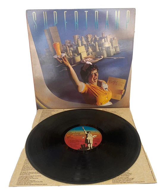 Supertramp - Breakfast In America Lp Record Amlk63708 A1 / B2 A&M 1979 Ex / Vg+