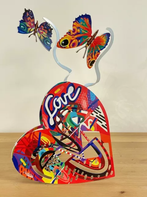 Pop art Metal "Corazón abierto" escultura de DAVID GERSTEIN