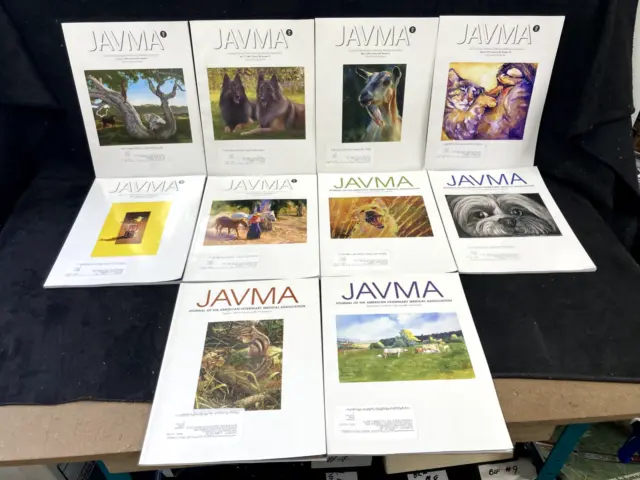 Journal Of The American Veterinary Medical Assoc. Magazine Javma, Lot Of 10,2014