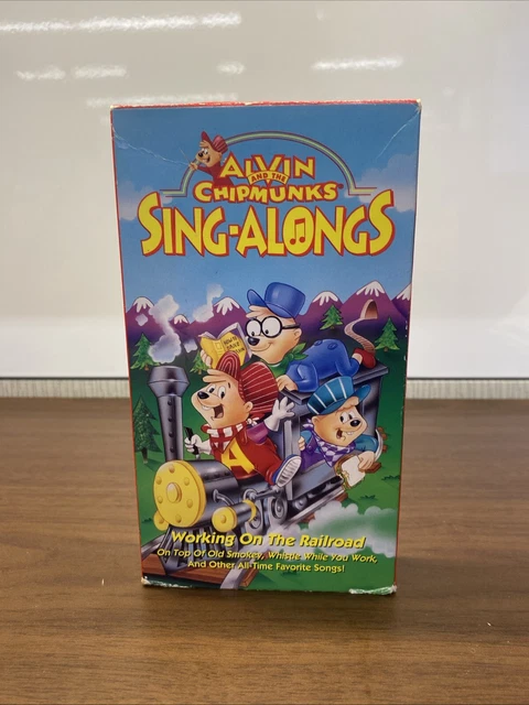 ALVIN & THE CHIPMUNKS 1994 VHS Sing - Alongs Working On The Railroad