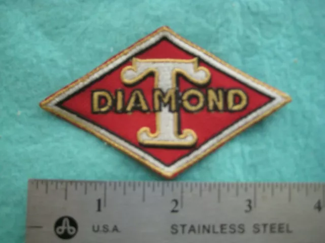Diamond T Truck Car Service   Parts Dealer Hat Patch