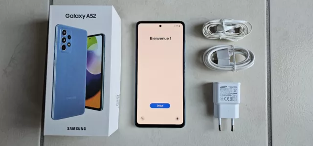 Samsung Galaxy A52 - Couleur Bleu - 128Go - Débloqué (très bon état)