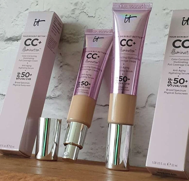 IT CC Illumination Cream SPF 50+ Your Skin But Better 32ml Light or Medium