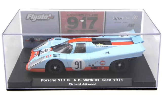 Flyslot Porsche 917K N.91 6h Watkins Glen 1971 slot car 1:32 Ref. 005106 MIB fly