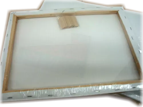 5x Artist Canvas Blank Canvases 12" x 16" for oil or acrylic painting wood frame