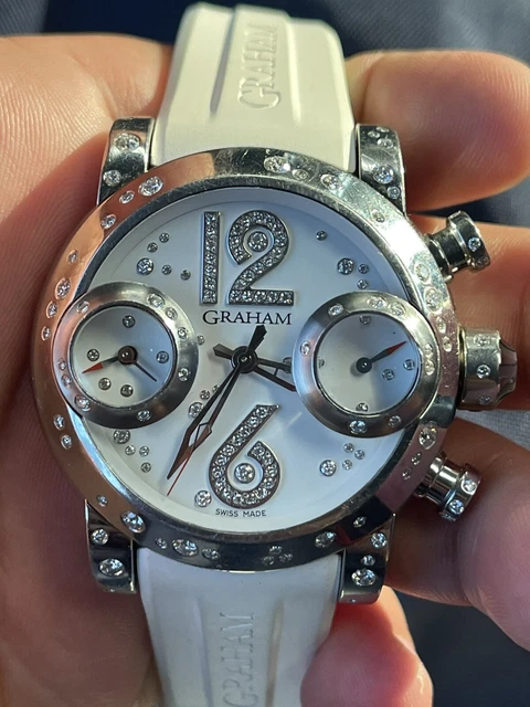 Graham Swordfish Lucy White Diamond Dial Unisex Watch 2SWNS.W08R.K16S Graham Swordfish Lucy White Diamond Dial Unisex Watch 2SWNS.W08R.K16S