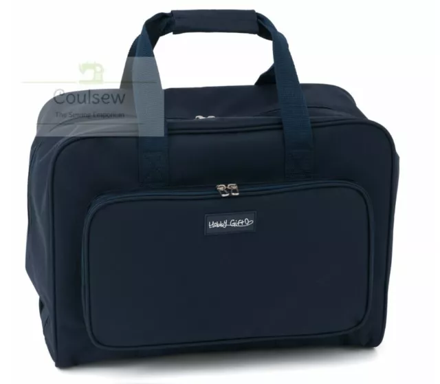 SEWING MACHINE CARRY CASE HOLD ALL STRONG STORAGE CRAFT BAG Navy *** NEW ***