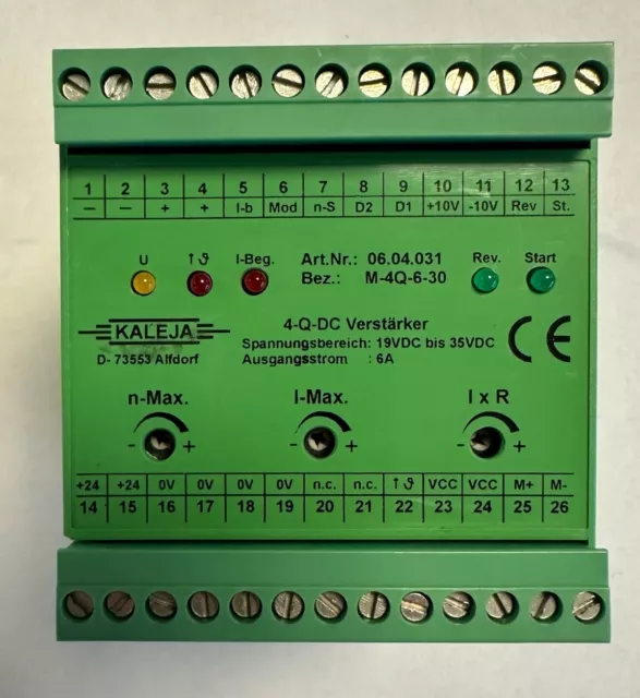 Kaleja Motorsteuerung  /  4-Q-DC Verstärker   M-4Q-6-30   /    06.04.031