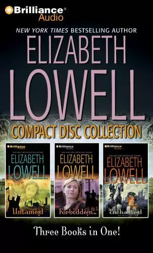 Elizabeth Lowell NEW/SEALED CD Collection: UNTAMED, FORBIDDEN, ENCHANTED.