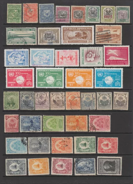 Caribbean collection, mixture , 76 stamps, Haiti, Dominican Republic etc