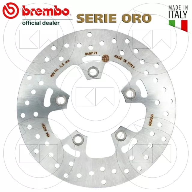 Brembo 68B40771 Disco Freno Fisso Posteriore Serie Oro Kymco Downtown 200 2012