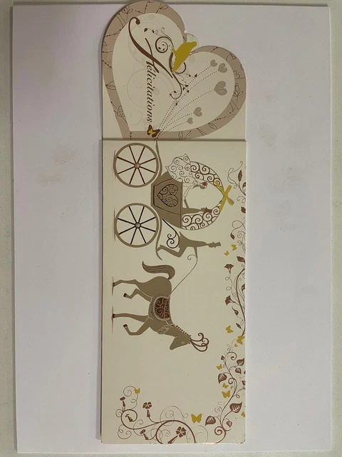 Carterie Privée Kommunionkarte Mit Umschlag – 'Herzlichen Glückwunsch Zu Deiner Kommunion', 11,5x17 Cm, Mit Pailletten