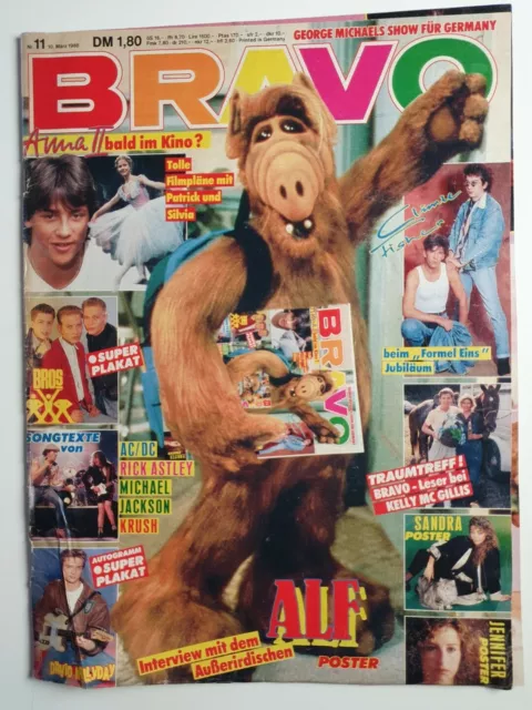 Bravo 11 vom 10.3.1988 ALF / U.D.O. / George Michael / Udo Lindenberg (C077)