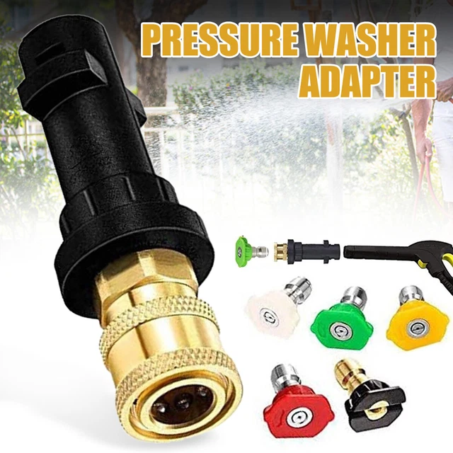 High Pressure Washer Adapter 1/4" Spray Nozzle Tip for K2 K3 K4 K5 K6 F