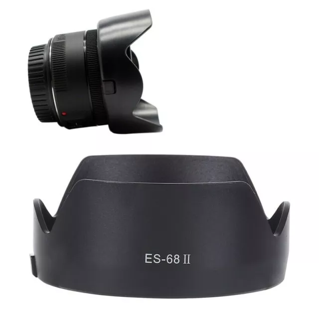 for camera EF 50mm f/1.8 STM 49mm Lens ES-68II Lens Hood Shade❤