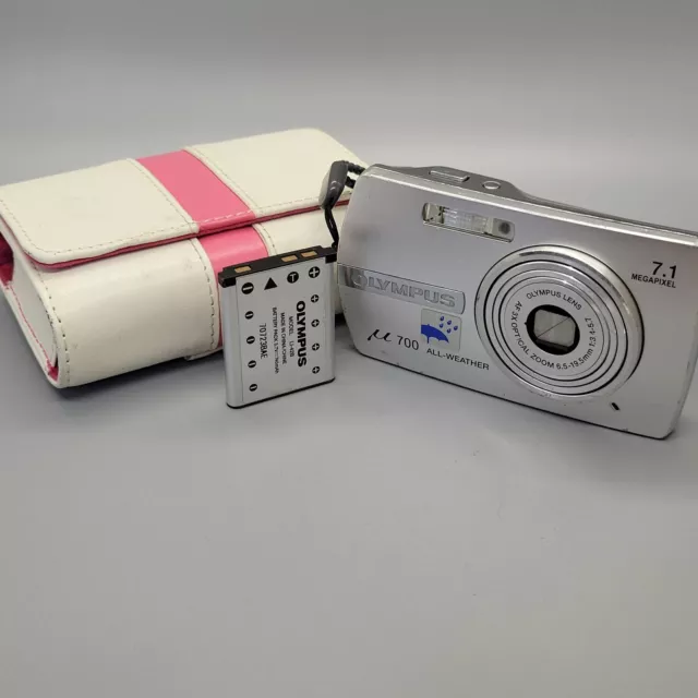 Olympus Mju 700 7.1MP Compact Digital Camera Silver Tested