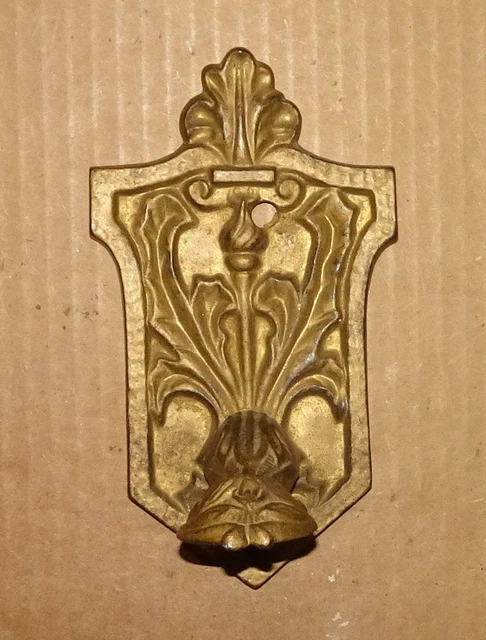 VTG Art Deco Wall Sconce Antique Cast Iron Wall Light Restoration Piece  FB-123