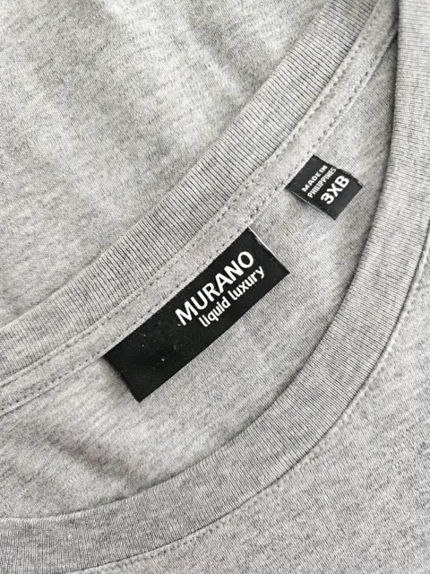 MURANO Liquid Luxury Gray T-Shirt 100% Cotton Men’s 3XB