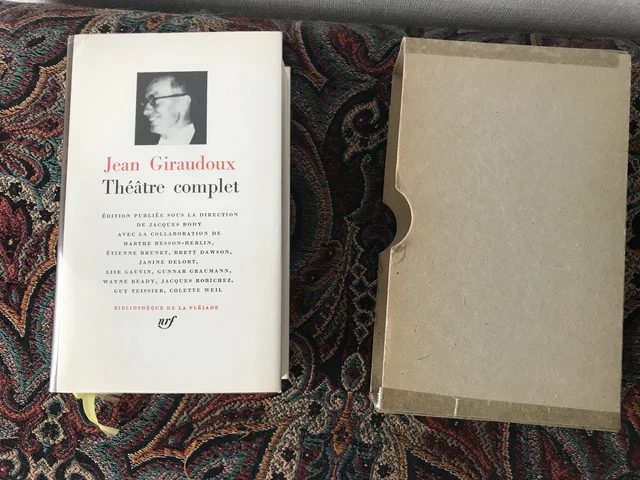 Jean Giraudoux pléiade LA PLÉIADE Jean Giraudoux Théâtre Complet 1999 EUR 32,00 - PicClick FR
