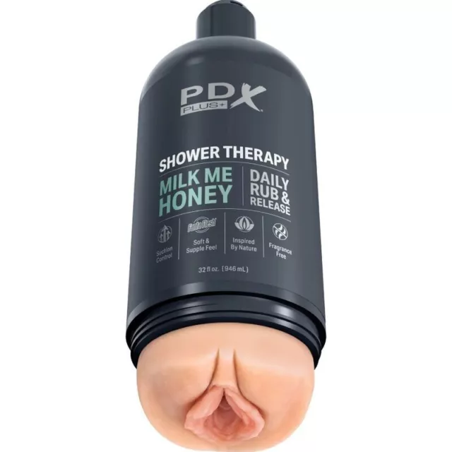 Pdx Plus - Masturbador Stroker Diseño Discreto De Bote Champu Milk Me Honey Enví
