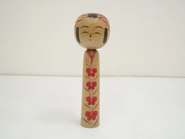 44176# TRADITIONAL JAPANESE CRAFT / KOKESHI DOLL (20.8 cm)/ ARTISAN WORK